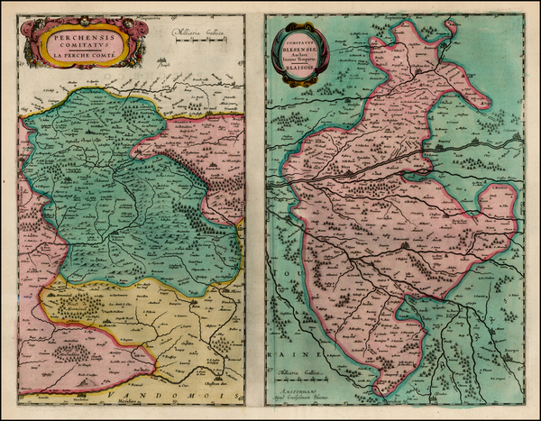 63-France Map By Willem Janszoon Blaeu