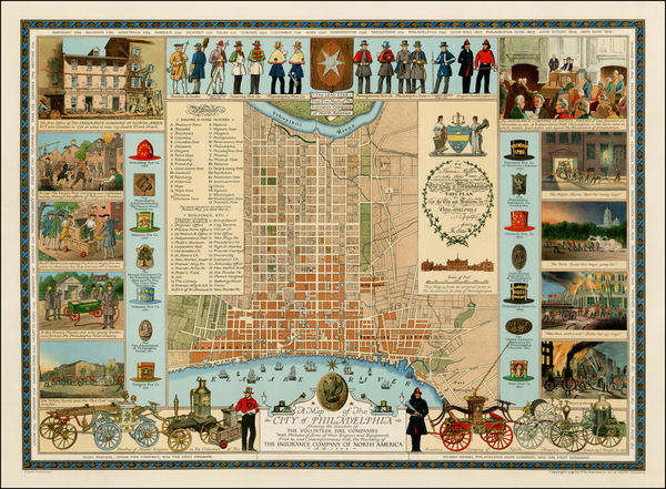 14-Mid-Atlantic Map By Insurance Company of North America