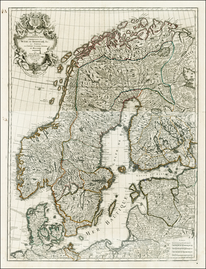 72-Russia, Baltic Countries and Scandinavia Map By Jean-Claude Dezauche