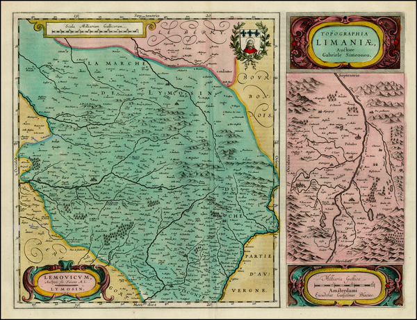 31-France Map By Willem Janszoon Blaeu