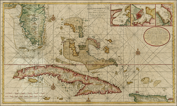 91-Florida, Southeast and Caribbean Map By Gerard Van Keulen