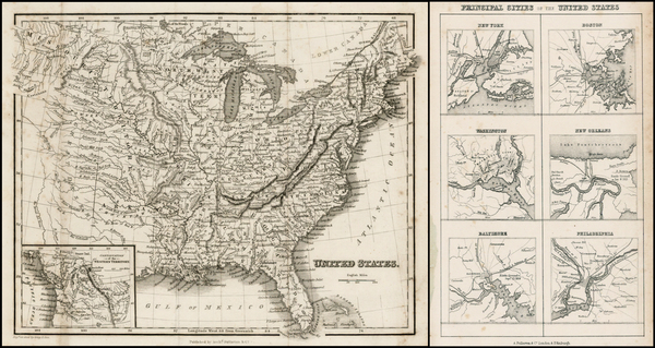 37-United States and Plains Map By Archibald Fullarton