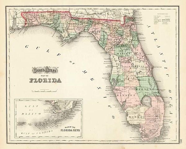 30-Southeast Map By O.W. Gray