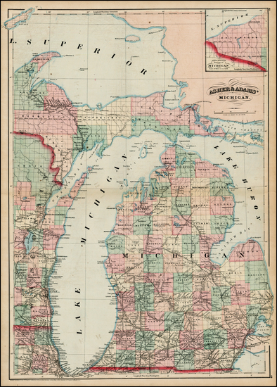 53-Midwest Map By Asher  &  Adams