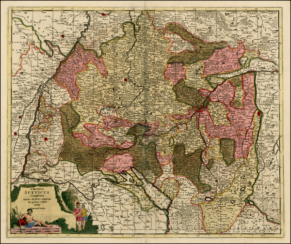 55-Germany Map By Gerard Valk