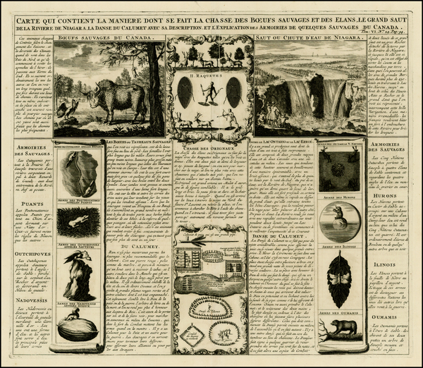 14-New England, Southeast, Midwest and Canada Map By Henri Chatelain