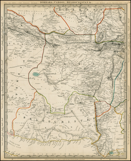 30-Central Asia & Caucasus Map By SDUK