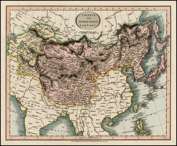 81-Central Asia & Caucasus Map By John Cary