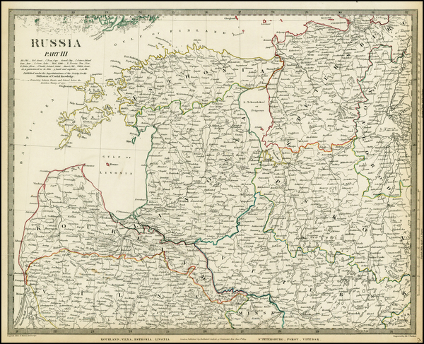 46-Russia and Baltic Countries Map By SDUK