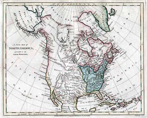 98-North America Map By Robert Wilkinson