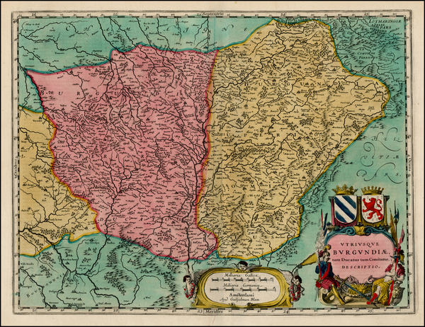 19-France Map By Willem Janszoon Blaeu