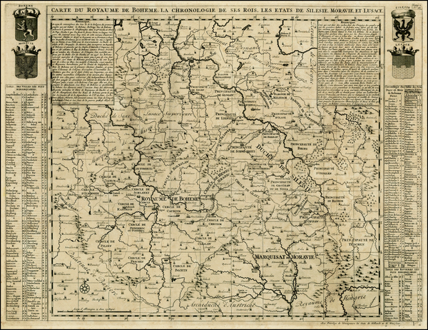 55-Poland and Czech Republic & Slovakia Map By Henri Chatelain