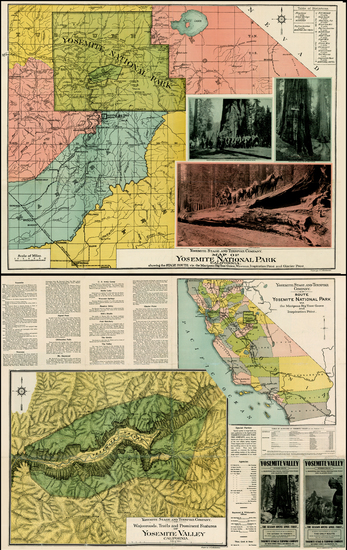 23-California Map By Julius C. Henkenius / Sunset Press