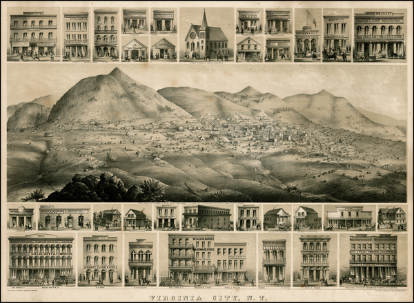 56-Southwest and California Map By Grafton Tyler Brown & Co.