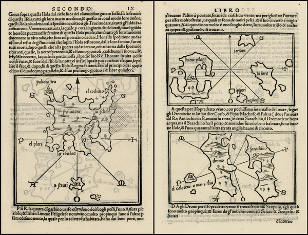 0-Balearic Islands and Greece Map By Benedetto Bordone