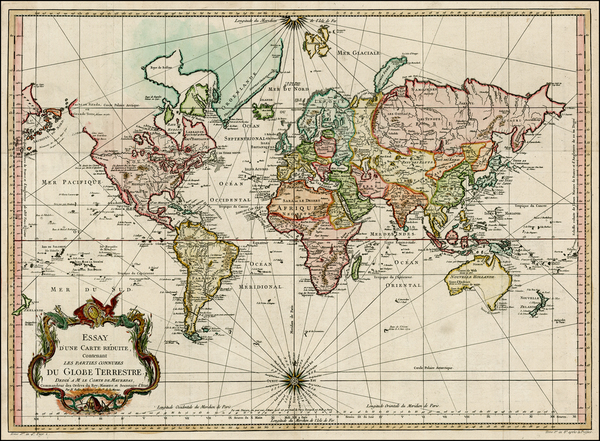 56-World, World, Australia & Oceania, Australia, Oceania and New Zealand Map By Jacques Nicola