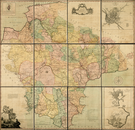 13-British Counties Map By Benjamin Donn