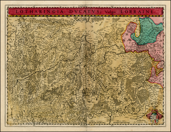 86-France and Nord et Nord-Est Map By Willem Janszoon Blaeu