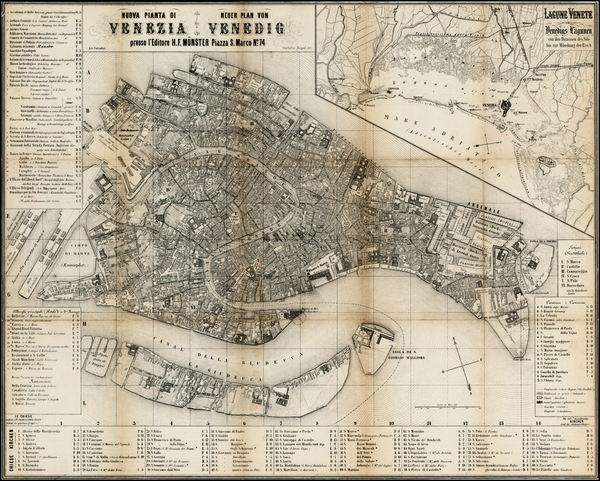 32-Italy Map By H. F. Munster