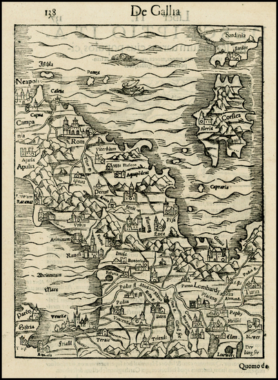 6-Italy and Balearic Islands Map By Sebastian Munster