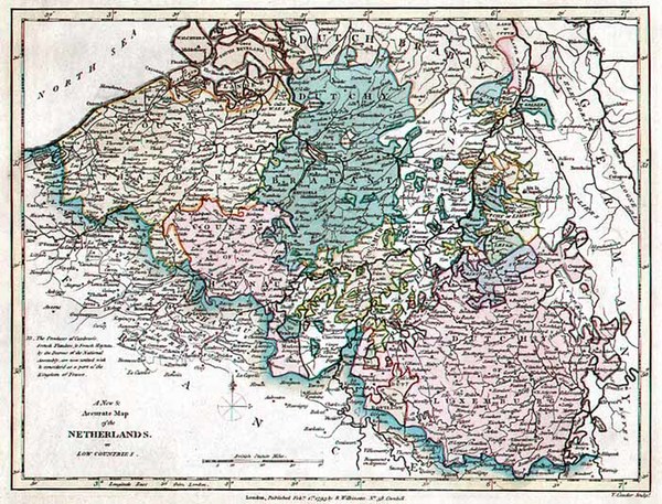 46-Europe and Netherlands Map By Robert Wilkinson