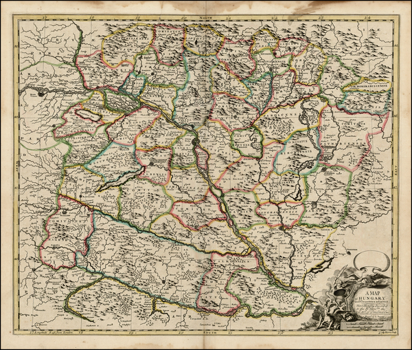 53-Austria, Hungary and Balkans Map By John Senex