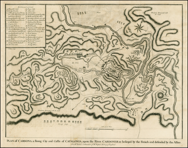 1-Spain Map By Paul de Rapin de Thoyras