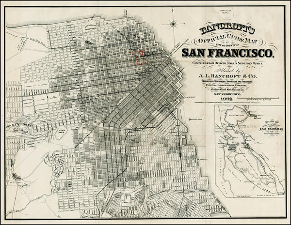 91-California Map By A.L. Bancroft & Co.