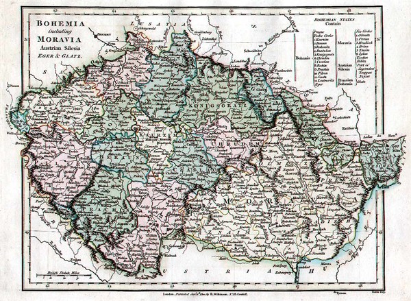 78-Europe, Poland, Romania and Czech Republic & Slovakia Map By Robert Wilkinson