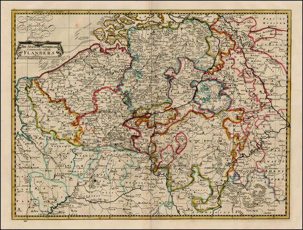 18-Netherlands and Luxembourg Map By John Senex