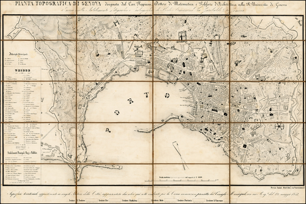 57-Italy Map By Celestino Foppiani