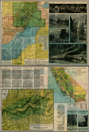 71-California Map By Julius C. Henkenius / Sunset Press