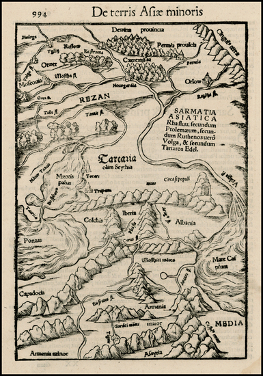 24-Russia, Ukraine and Central Asia & Caucasus Map By Sebastian Munster