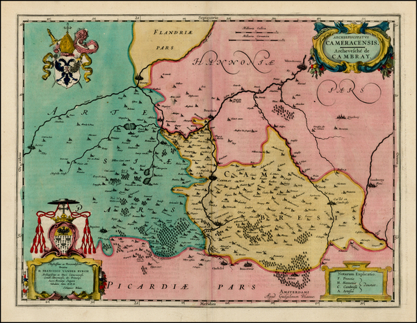 2-France Map By Willem Janszoon Blaeu