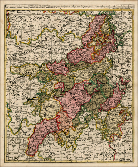 55-France and Nord et Nord-Est Map By Gerard & Leonard Valk