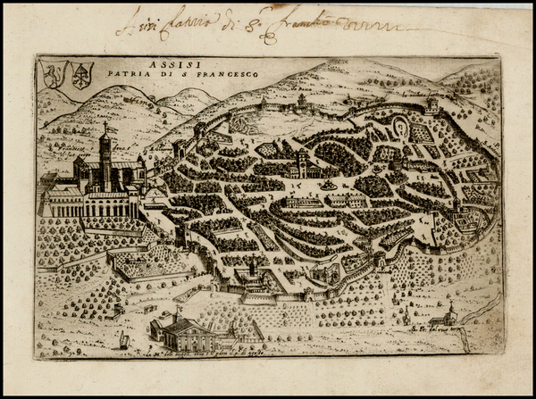 60-Italy Map By Pietro Bertelli