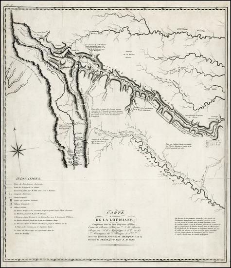 80-Texas, Southwest and Rocky Mountains Map By Zebulon Montgomery Pike