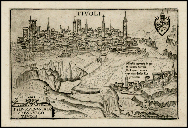 67-Italy and Other Italian Cities Map By Pietro Bertelli