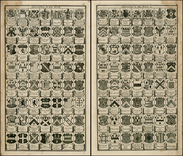 67-British Isles, Title Pages and Curiosities Map By John Senex