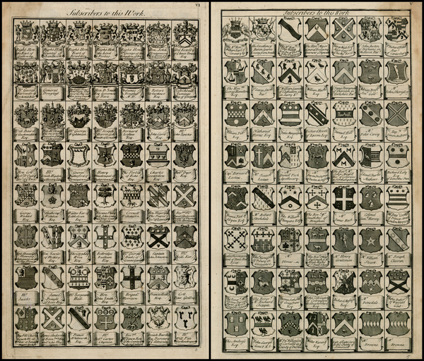 49-British Isles, Title Pages and Curiosities Map By John Senex