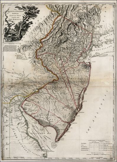 7-Mid-Atlantic Map By William Faden