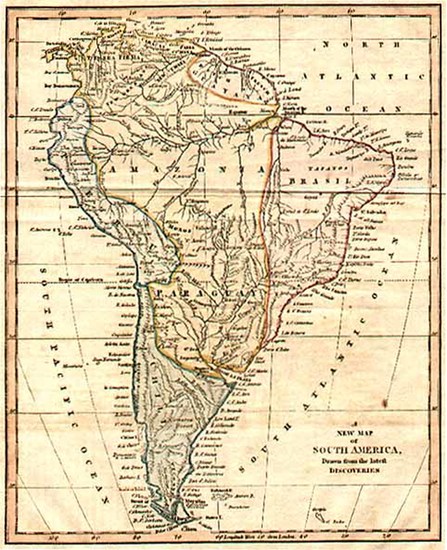 18-South America Map By John Cary