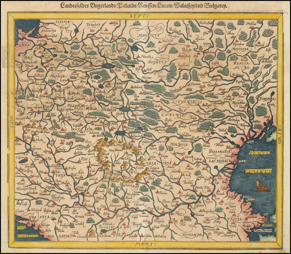 39-Poland, Russia, Ukraine and Baltic Countries Map By Sebastian Munster