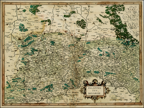 15-Germany Map By  Gerard Mercator