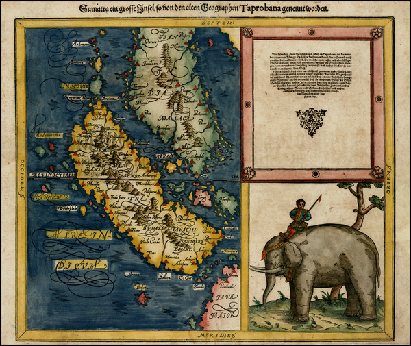 22-India and Southeast Asia Map By Sebastian Munster