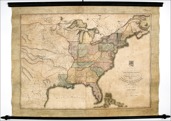 76-United States, Midwest and Plains Map By Samuel Lewis