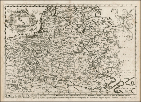 17-Poland Map By Richard Blome