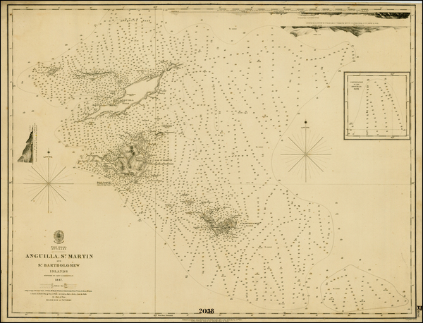 23-Caribbean Map By British Admiralty