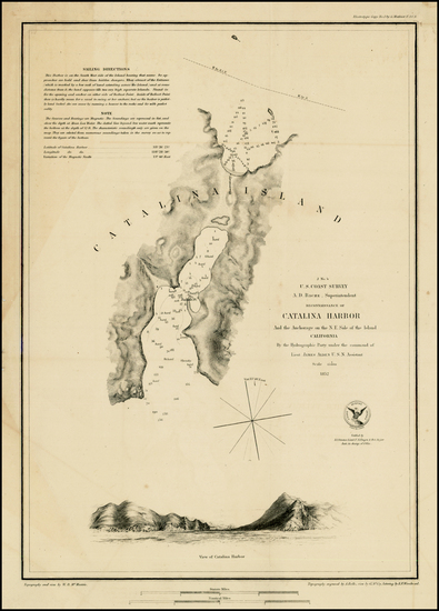 91-California Map By United States Coast Survey