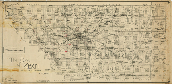 46-California Map By J. R. Thornton